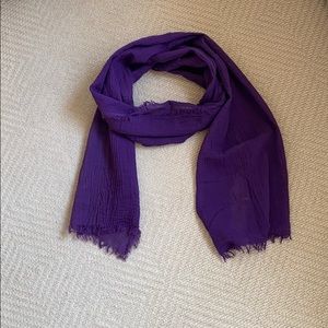 Purple scarf